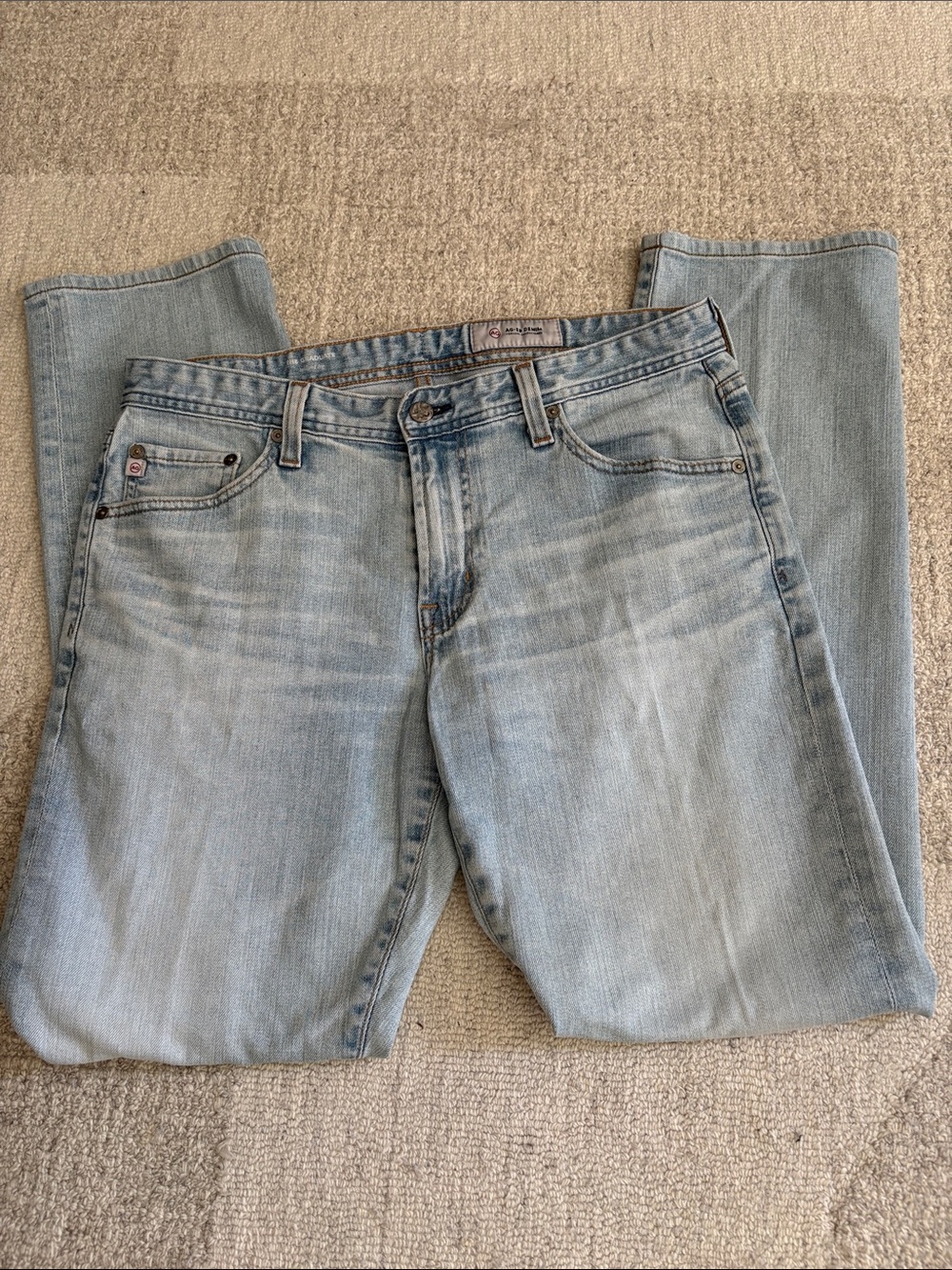 Adriano Goldschmied AG-ED Denim Light Wash Men’s Jeans - Classic Straight Fit